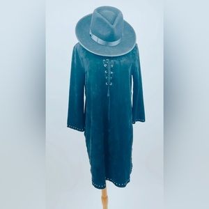 VELVET BY GRAHAM SPENCER SUEDE DRESS